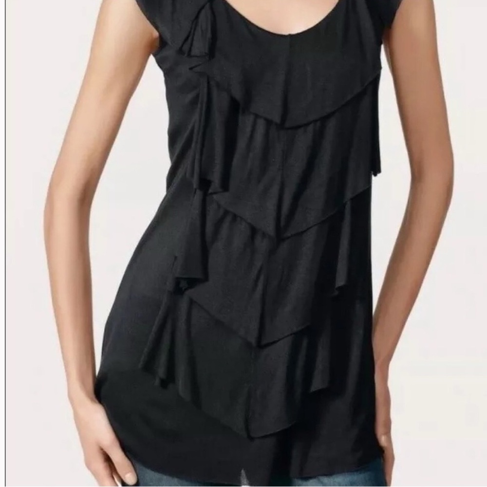 Cabi Vintage Black Top, Size Small